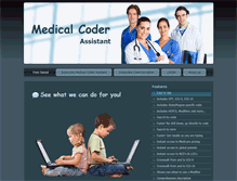 Tablet Screenshot of medicalcoder.filopto.com